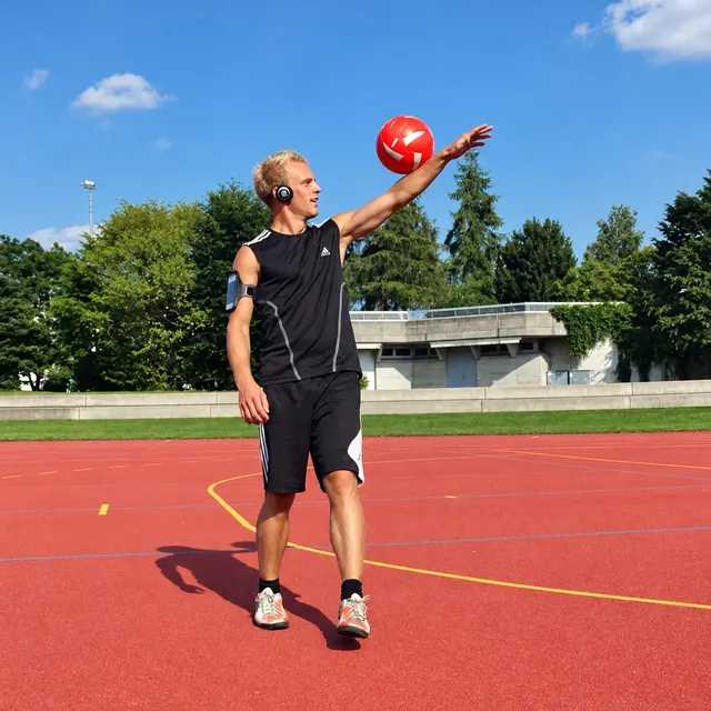 Ball auf der Hand