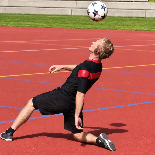 Trick auf rotem Platz